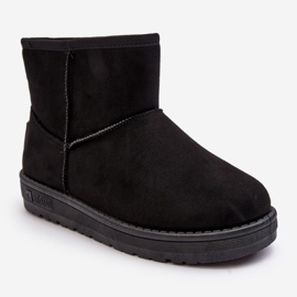 Dámské sněhule podšité kožešinou Black Big Star MM274158 černý 1