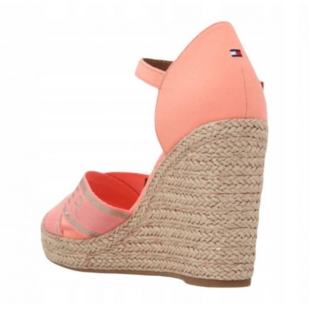 Tommy Hilfiger Tommy Metallic High Wedge Sandal W boty FW0FW04753 pomerančový 1