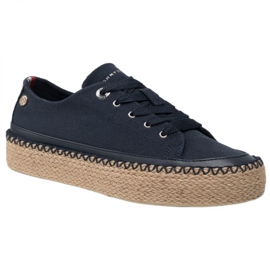 Boty Tommy Hilfiger Rope Vulc Sneaker W FW0FW06461 modrý 1