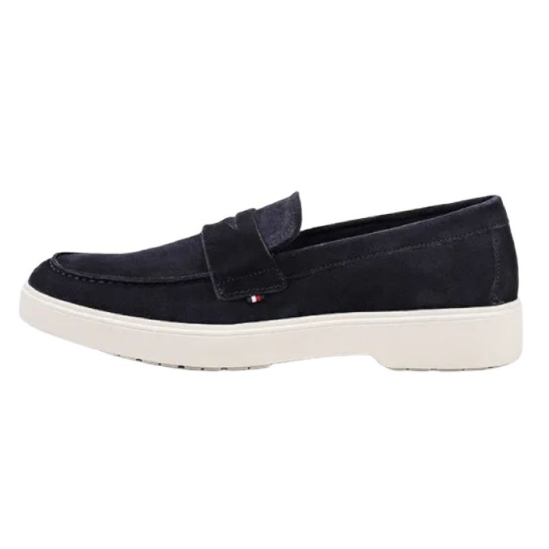 Tommy Hilfiger Trendy Lightweight Suede Loafer boty FM0FM03963 modrý 2