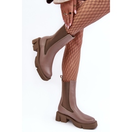 Dámské Chelsea Boots 2693/230 Laura Messi Brown hnědý 1