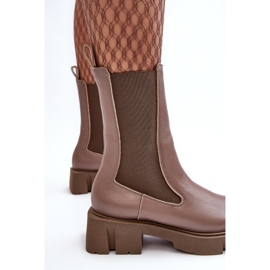 Dámské Chelsea Boots 2693/230 Laura Messi Brown hnědý 2