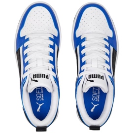 Boty Puma Rebound Layup Lo Sl Jr 370490 19 bílý 1