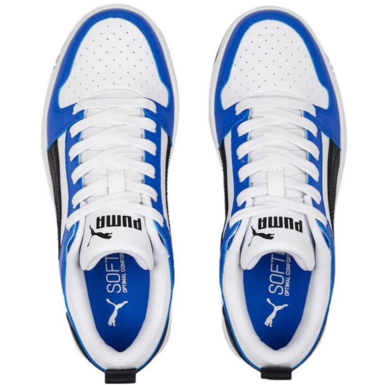 Boty Puma Rebound Layup Lo Sl Jr 370490 19 bílý 1