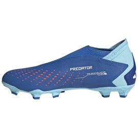 Kopačky Adidas Predator Accuracy.3 Ll Fg GZ0019 modrý 1 Kopačky Adidas Predator Accuracy.3 Ll Fg GZ0019 modrý 1