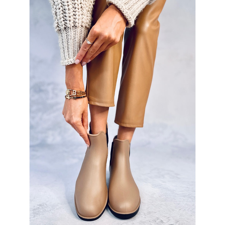 Dámské galoše Jodhpur Foxy Khaki béžový 2