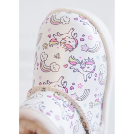 Dětské vzorované sněhule Béžová Elenet béžový 1