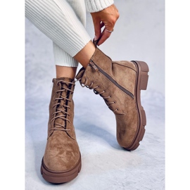 Šněrovačky Turner Khaki hnědý 1