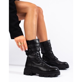 Černé dámské tašky s přezkami Shelovet černá 1