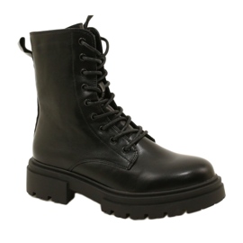 Evento Dámské boty černých dělníků Eveno 21BT35-4235 Boots 3
