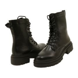 Evento Dámské boty černých dělníků Eveno 21BT35-4235 Boots 6