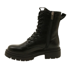 Evento Dámské boty černých dělníků Eveno 21BT35-4235 Boots 4