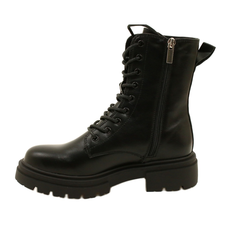 Evento Dámské boty černých dělníků Eveno 21BT35-4235 Boots 4