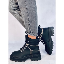 Boty Hudson Black Trapper černá 2