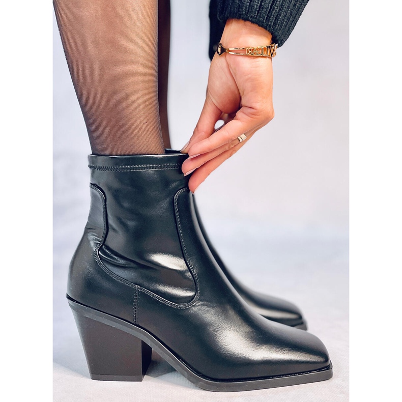 Arya Černé vysoké podpatky černý 2