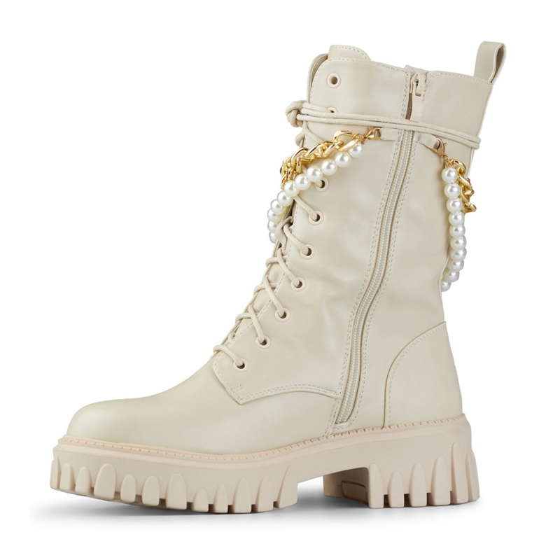 Béžové dámské taštičky s odepínacím zdobením béžový 1