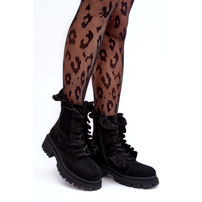 Seastar Vodky izolované ploché boty černé černá 2