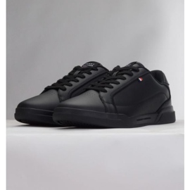 Boty Tommy Hilfiger Lo Cup Lth M FM0FM04827BDS černý 1