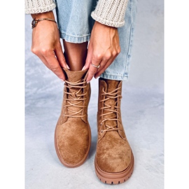 Šněrovací boty Vecna ​​​​Khaki hnědý 1