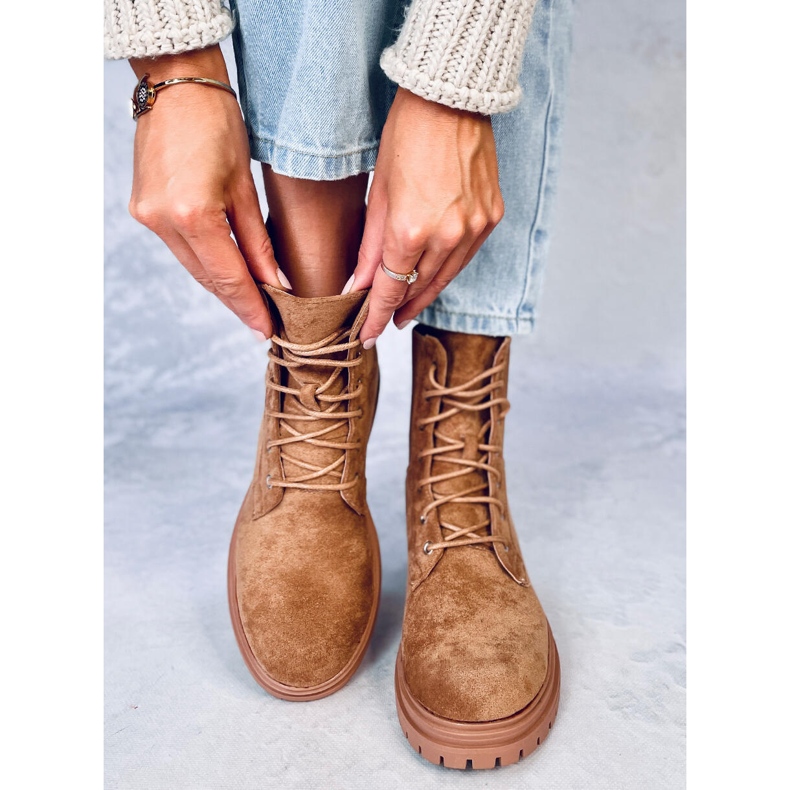 Šněrovací boty Vecna ​​​​Khaki hnědý 1