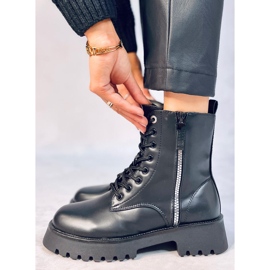 Šněrovací boty Hargest Black černý 1