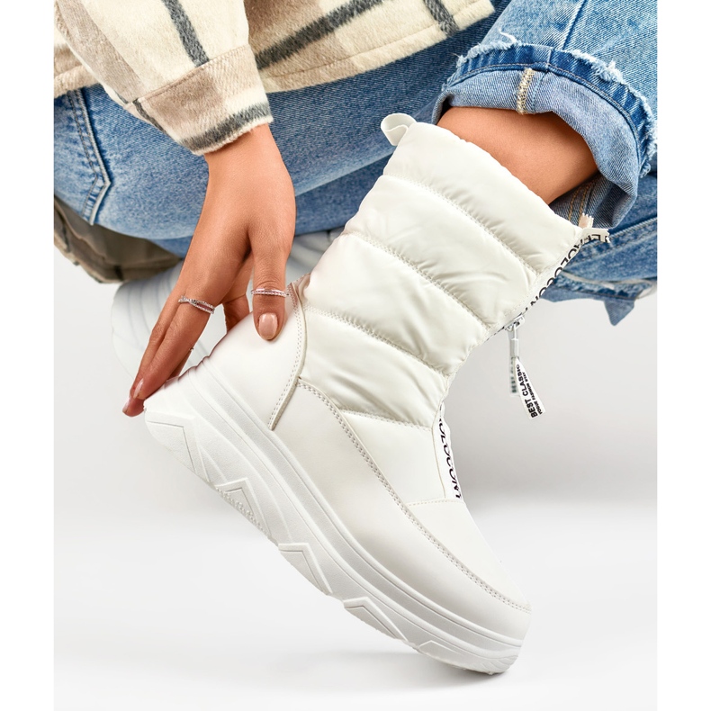 Dámské bílé sportovní sněhule bílý 1