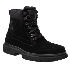 Calvin Klein Jeans Lug Mid Laceup Boot Hike boty YM0YM00270 černý 1