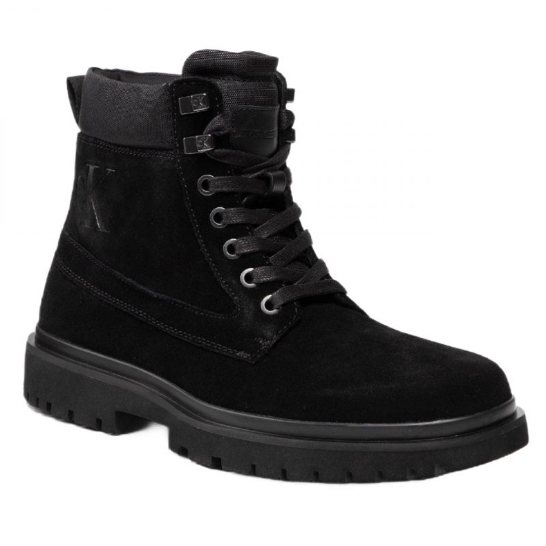 Calvin Klein Jeans Lug Mid Laceup Boot Hike boty YM0YM00270 černý 1