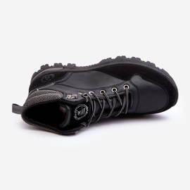 Pánské šněrovací trekové boty Trapper Black Salomene černý 2