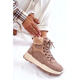 Dámské izolované boty Lee Cooper LCJ-22-44-1363 Pink růžový 5