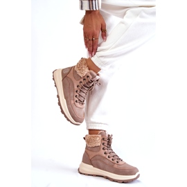 Dámské izolované boty Lee Cooper LCJ-22-44-1363 Pink růžový 1