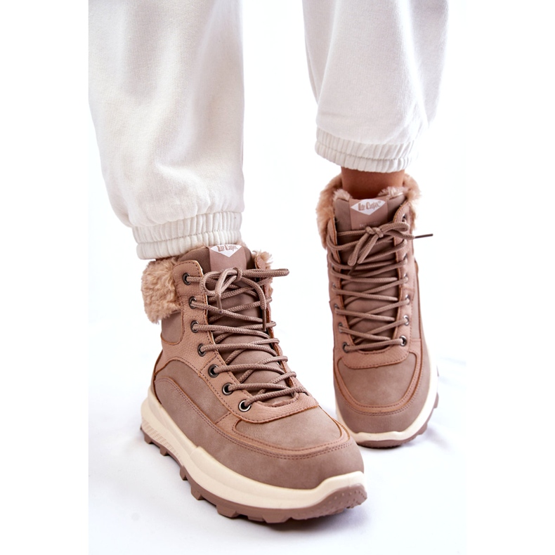 Dámské izolované boty Lee Cooper LCJ-22-44-1363 Pink růžový 3