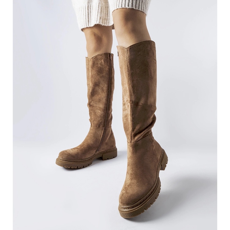 Hnědé ploché zateplené boty Millbrook hnědý 1 Hnědé ploché zateplené boty Millbrook hnědý 1