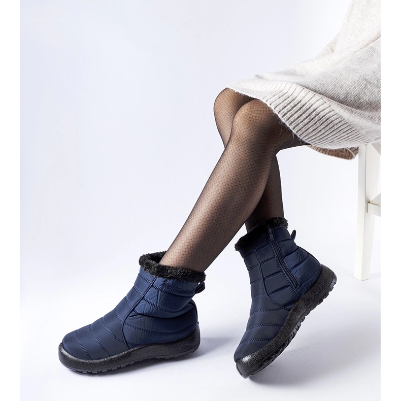 Námořnicky modré zateplené sněhule od Valparaiso modrý 1