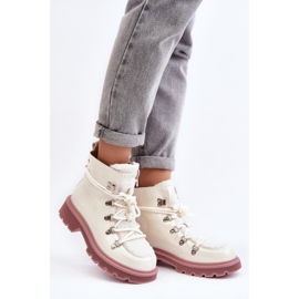 Lakované dámské kotníkové boty Trapper GOE MM2N4083 White bílý 2