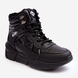Zateplené dámské boty na platformě Lee Cooper LCJ-23-44-1984 Černá 1