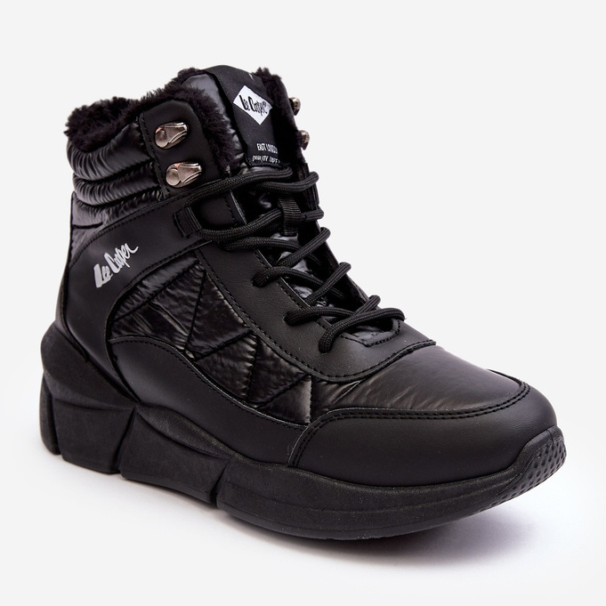 Zateplené dámské boty na platformě Lee Cooper LCJ-23-44-1984 Černá černý 1