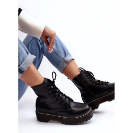 Dámské šněrovací kotníkové boty černé Maddis černá 1 Dámské šněrovací kotníkové boty černé Maddis černá 1