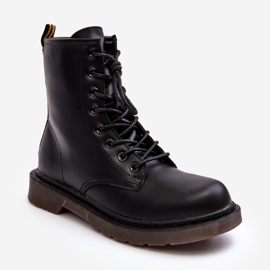 Dámské Trapper Boty se zipem Černá Mibrasa černý 1