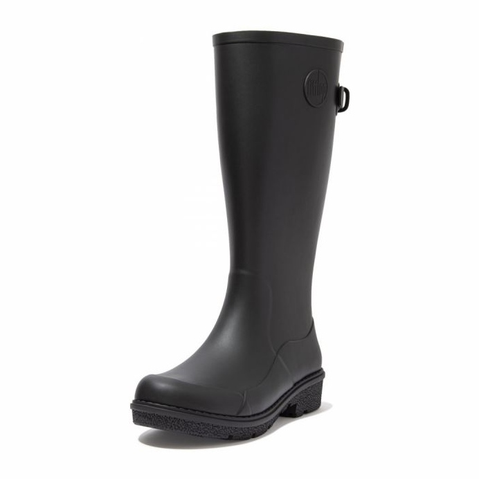Boty FitFlop Wonderwelly Tall W AH7-090 černý 1