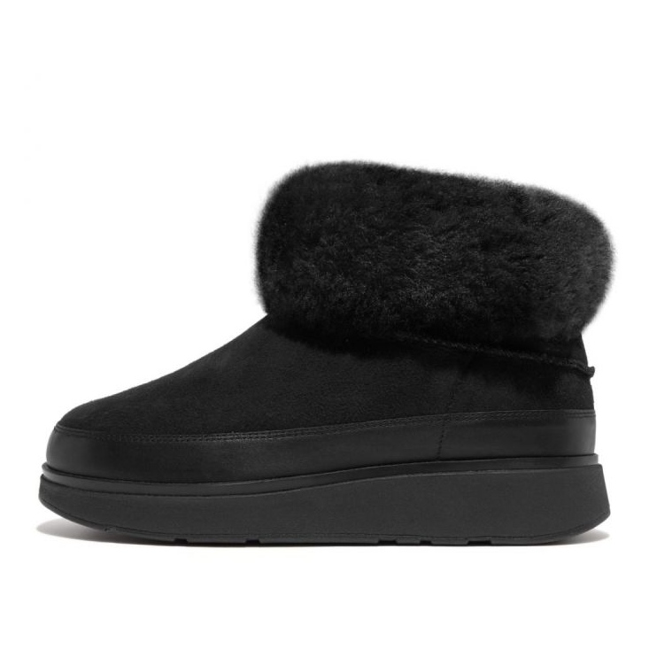 FitFlop GEN-FF Mini oboustranné shearlingové boty W GS6-090 černý 1