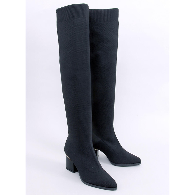 Mušketýři Mckenzie Black na nízkém podpatku černá 1