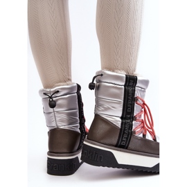 Dámské sněhule se silnou podrážkou Vegan D.Franklin DFSH371006 Silver stříbrný 1 Dámské sněhule se silnou podrážkou Vegan D.Franklin DFSH371006 Silver stříbrný 1