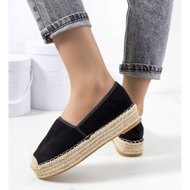 Prolamované espadrilky Black Capelle černý 2