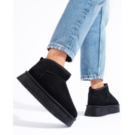 Dámské černé nízké boty do sněhu Shelovet černá 1