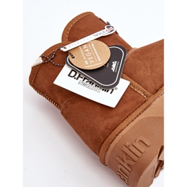 Veganské voděodolné sněhule na platformě D.Franklin DFSH371004 hnědé hnědý 2