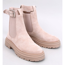 Dámské Chelsea boty Carls Beige béžový 1 Dámské Chelsea boty Carls Beige béžový 1