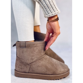 Sněhule Emus Darby Khaki hnědý 2