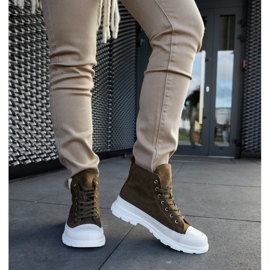 Zelené tenisky na vysoké platformě od Jose zelený 1