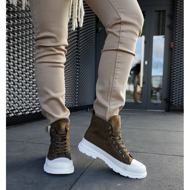 Zelené tenisky na vysoké platformě od Jose zelená 1